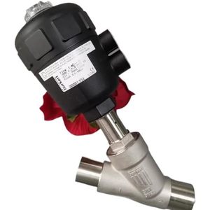 Vanne à siège incliné Burkert en acier inoxydable DN20 1 1/2 pouce pour le contrôle de l'eau et des liquides (ouverture/fermeture) - Product Image 1