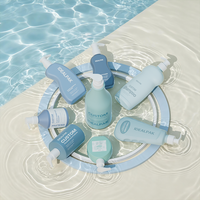 Bouteilles de shampoing en plastique couleur personnalisée avec pompe, emballages vides pour gel douche et après-shampoing, OEM ODM pour marques de beauté