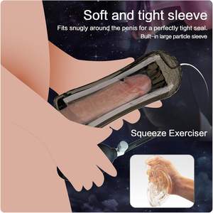 Tazza maschio dell'aeroplano di esercizio per la masturbazione migliorata stimolando le erezioni ingrandite e ispessite - Product Image 3