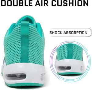 Zapatillas deportivas ligeras para mujer, <span class=keywords><strong>zapatos</strong></span> informales transpirables con cojín de aire, para correr, color negro, venta al por mayor - Product Image 5