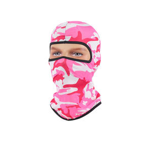 Männer Frauen Schwarz UV-Schutz Staub dicht Wind dichte Milch Seide Sturmhaube Gesichts maske Zum Skifahren Snowboarden Radfahren Wandern - Product Image 1