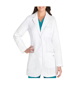 Uniformes élégants personnalisés de haute qualité manteaux de laboratoire d'accueil pour femme blouse de laboratoire médical - Product Image 1