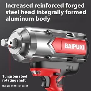 21V Lithium <b>Battery</b> Brushless Impact Wrench Large Torque Industrial Grade for Auto Repair Worker for DIY Projects - Product Image 2