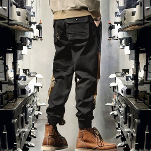 Pantalones Jogger Cargo Casuales para Hombre, Cintura Elástica, Múltiples Bolsillos, Transpirables, Impermeables, de Pana de Peso Medio, para Otoño - Product Image 3