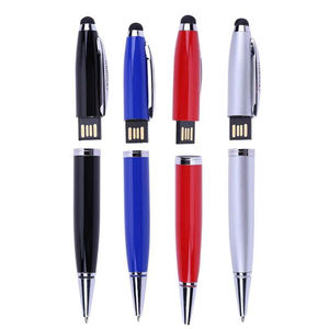 Clé USB personnalisée en forme de stylo à bille en métal, clé USB, pointeur laser, stylet, stylo de haute qualité, stockage de mémoire laser - Product Image 2