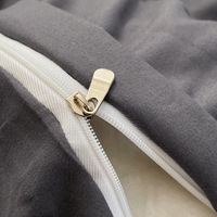 Literie lavée super douce housse de couette solide et douce drap plat coloré maison hôtel linge de lit nordique épissage ensemble de literie de printemps