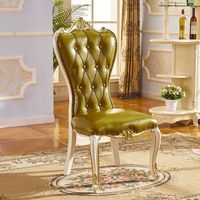Chaises de trône royales en cuir doré à dossier haut pour le roi et la reine, chaise de mariage de luxe pour le marié et la mariée
