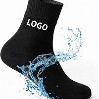 Chaussettes imperméables unisexes mi-mollet en coton épais – Respirantes pour l'été, anti-humidité, pour la randonnée en rivière, chaussettes Mudu