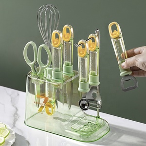 Set Peralatan Makanan dari Baja Anti Karat, Alat Pembersih Makanan, Peralatan Dapur Tahan Lama, Set Perlengkapan Dapur, Gagang Anti Selip - Product Image 4