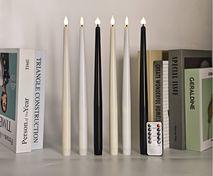 Candela Elettrica <span class=keywords><strong>LED</strong></span> a Batteria con Fiamma Tremolante 3D Realistica per Decorazioni Casa e Matrimoni - Product Image 1