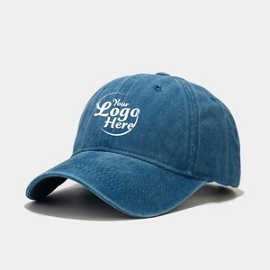 Trendy Washed Cotton Denim Snapback <b>Sun</b> Protection UPF 50+ Blank Cap for <b>Men</b> & Women Baseball Caps - Product Image 5