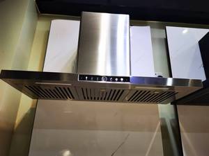 Certifié ETL 90cm T-forme en acier inoxydable 3mm écran tactile intelligent <span class=keywords><strong>hotte</strong></span> cuisine ventilateur d'extraction pour hôtel utilisation fabriqué en Chine - Product Image 4