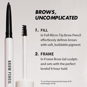 Biểu Tượng Tùy Chỉnh Lông Mày Styling Eye <span class=keywords><strong>Brow</strong></span> Điêu Khắc Xà Phòng Sáp Gel Lông Mày Bút Chì Với Bàn Chải Thiết Lập Rõ Ràng Vegan Nhãn Hiệu Riêng <span class=keywords><strong>Brow</strong></span> Gel - Product Image 4