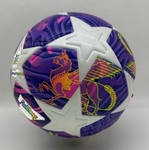Pallone da Calcio Finale Stagione Europea 2026, Materiale PU Effetto Specchio, Misura 5, Pallone da Calcio di Alta Qualità per Allenamento <span class=keywords><strong>e</strong></span> Partite, Logo Personalizzabile - Product Image 3