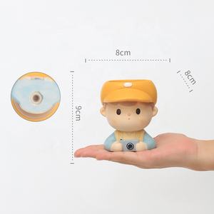 Douce Sortie Couple Style Design Bureau Décoration Résine Artisanat Fleur Décoration Bonsaï Succulent Petits Pots De Fleurs - Product Image 6