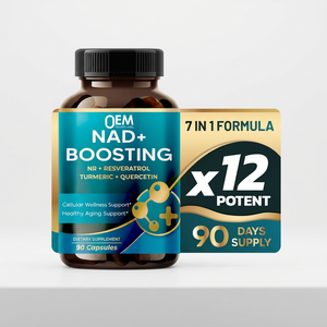 Cápsulas de NAD Plus OEM, Suplemento Dietético de Alta Pureza, Fabricación a Granel de Marca Privada, Suministro de Fábrica - Product Image 5