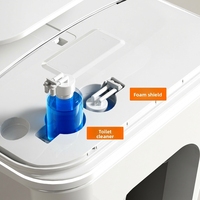 Bidet de toilette à économie d'eau, solution de salle de bain de luxe, commande à distance, système écoénergétique, surface émaillée durable