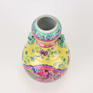 Vase à fleurs en céramique Famille Rose peint à la main chinois Vase en porcelaine de Chine poterie en céramique décorative antique - Product Image 4