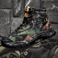 Chaussures de randonnée pour hommes de haute qualité, à embout en acier, haute élasticité, antidérapantes, légères, amortissantes, pour la randonnée en plein air