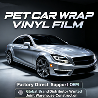Rollos de Vinilo Plateado para Automóviles, Acabado Metálico Cromado, Autoadhesivo, con Liberación de Aire, Película para Envolver Todo el Cuerpo del Automóvil