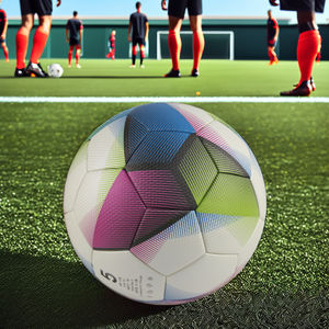 Thermal Bonded Wholesale Customizable Logo PU Leather Soccer Ball Hand <b>Laminated</b> Size 5 High Air Retention Outdoor Sports - Product Image 4