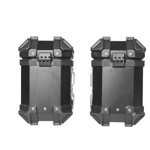 Caja Lateral Pequeña de Aleación de Aluminio <span class=keywords><strong>para</strong></span> Motocicleta, 18L, Universal, Resistente a Caídas, a Prueba de Colisiones, Maletero de Almacenamiento Impermeable - Product Image 4
