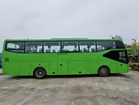 Autocar de tourisme d'occasion Yutong ZK6127, 49 places, grand format, moteur Weichai 336HP, suspension pneumatique, retardateur, caméra de recul, sièges en cuir