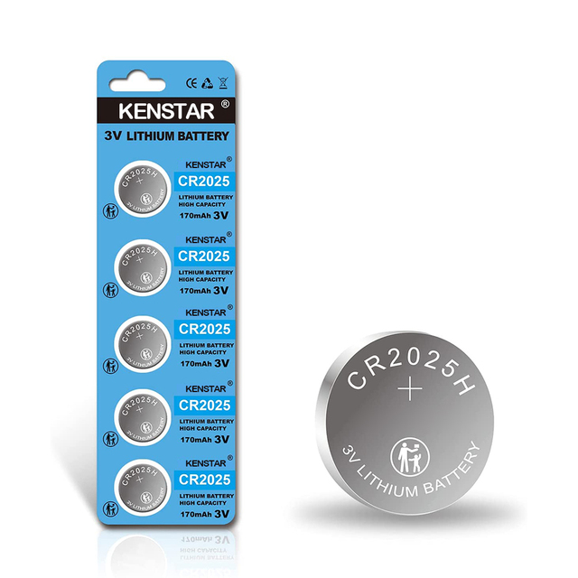 High Quality CE Certified 3v Lithium Button Cell 150mAh Cr2025 Coin Cell Batteries for Smart Watches