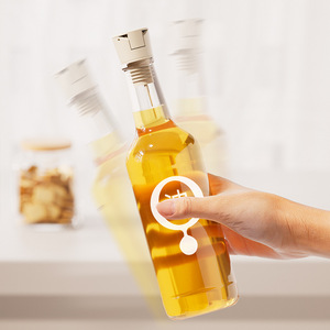 Automatic Oil Dispenser <b>With</b> Metered Pouring Glass <b>Bottle</b> For Kitchen Cooking Condiment Storage 500Ml - Product Image 4