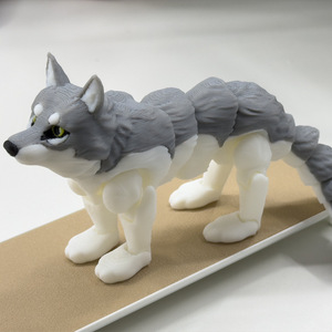 Figuras de lobo Husky con impresión 3D y articulaciones móviles, adornos de escritorio, artesanías, venta al por mayor, modelo 12+, novedad transfronteriza - Product Image 2