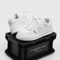 Nouvelles chaussures décontractées en cuir de luxe personnalisées, noires, de haute qualité, OEM, avec MOQ faible, baskets de skate personnalisées pour hommes