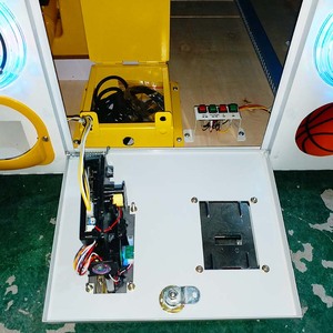 Machine d'arcade de basket-ball à monnayeur pour enfants, design <span class=keywords><strong>Mickey</strong></span>/Panda, construction en plastique, garantie 1 an, pour usage intérieur des enfants - Product Image 5