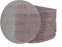 Mirka-disco de lijado abrasivo para coche, película de pulido, papel de arena, terciopelo trasero redondo, 5 pulgadas, alta calidad