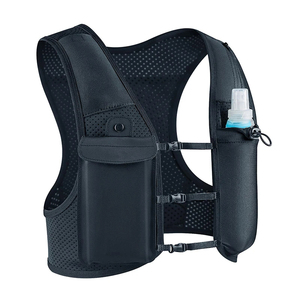 Gilet d'hydratation portable léger et respirant avec poche pour téléphone, pour <span class=keywords><strong>course</strong></span> à <span class=keywords><strong>pied</strong></span> et trail, avec gourde souple réfléchissante de 500 ml, pour hommes et femmes - Product Image 2