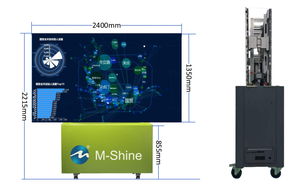 หน้าจอ LED แบบพับได้อเนกประสงค์พับได้สำหรับทีวี P1.56 COB แบบออลอินวันความละเอียดสูงหน้าจอ LED ในร่ม - Product Image 4