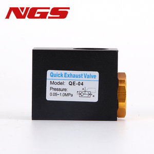 QE Ống Khí Nén Phát Hành Nhanh Van Điều Khiển Xả Nhôm Áp Suất Cao QE-01 QE-02 1/4 QE-03 QE-04 - Product Image 6