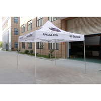Tente de plage pliable en aluminium personnalisée pour l'extérieur, promotion publicitaire, tentes pour salons professionnels avec auvent en Oxford 600D