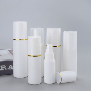 Cosmetic Plastic Packaging <b>Empty</b> Fine Mist Pet 30ml 60ml 80ml 100ml 120ml White Plastic <b>Bottle</b> Perfume <b>Spray</b> Mist <b>Bottle</b> - Product Image 3