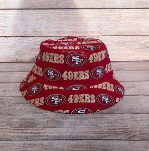 Customized 32 Teams San Francisco 49ers Bucket Hat Casual Fisherman Hat