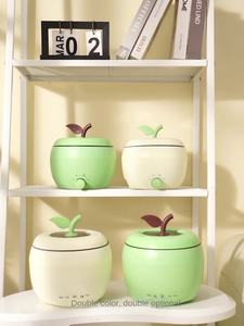 Nouvelle marmite électrique Apple cuisinière ronde étudiant dortoir multi-fonction marmite antiadhésive électrique Mini marmite de cuisson - Product Image 3