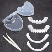 Kit dentaire, facettes dentaires, dents temporaires, fausses dents, couvre-dentiers, appareil dentaire, sourire parfait, outil dentaire cosmétique