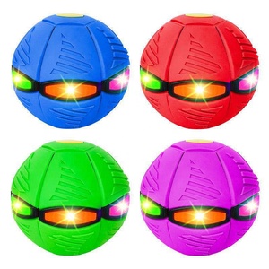Jouets d'extérieur pour enfants, <span class=keywords><strong>balle</strong></span> de soucoupe <span class=keywords><strong>volante</strong></span> de décompression <span class=keywords><strong>lumineuse</strong></span> et de déformation, <span class=keywords><strong>balle</strong></span> magique d'ovni - Product Image 5