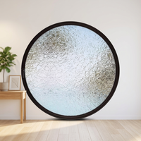 Cerraduras Antirrobo DEMEA, Redondas, Orientadas Horizontalmente, para Ventanas Giratorias, Doble Acristalamiento, Aislamiento Térmico, Modernas, de Aleación de Aluminio, para Hoteles