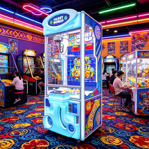 LEON Ticket World: Meccanismo a sorpresa JP integrato con jackpot, punti multipli casuale, luci lampeggianti che migliorano notevolmente il gioco - Product Image 1