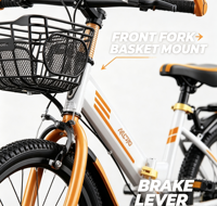 Vélo de montagne pliable pour enfants, 20 pouces, 8-15 ans, simple vitesse, cadre en acier carbone, pour fille et garçon - BC021
