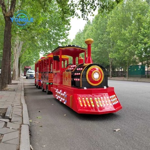 Vui chơi giải trí trẻ em chơi điện trung tâm mua sắm vui vẻ đi xe lớn trackless Train để bán - Product Image 6