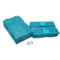 Caisse de transport en plastique personnalisée pour la livraison, bac de stockage en plastique robuste, caisse de transport lourde