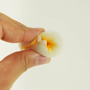PU Slow-Rebound Dumpling Charm <b>Squishy</b> Stress-Relief Toy Shape Realistic Food Simulation Fried Pastry Props Individually - Product Image 3