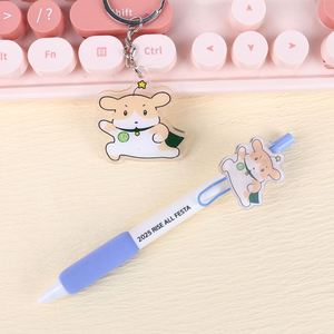 Custom Logo Printed <b>Acrylic</b> Ballpoint <b>Pens</b> and <b>Acrylic</b> Keychain Suit Promotional Advertising Customised PlasticBall <b>Pen</b> Suit - Product Image 3