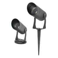 Lámpara de Jardín de Aluminio para Exteriores, IP65 Impermeable, Bombilla GU10 Reemplazable, Foco para Jardín, Paisaje, Patio, Camino